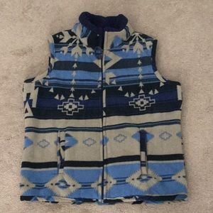 Aztec Print Vest